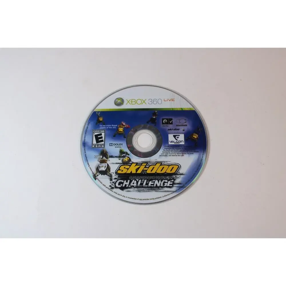 Ski-Doo: Snowmobile Challenge (Xbox 360, 2009) Game Disc Only, Tested/Works